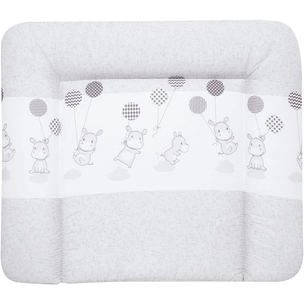 Alvi Cambiador Lámina De Plástico Suave Hipopótamo Plateado 69 X 69 Cm 4 Alvi Cambiador Lámina De Plástico Suave Hipopótamo Plateado 69 X 69 Cm - Imagen 2