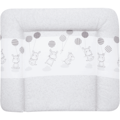 Alvi Cambiador Lámina De Plástico Suave Hipopótamo Plateado 69 X 69 Cm