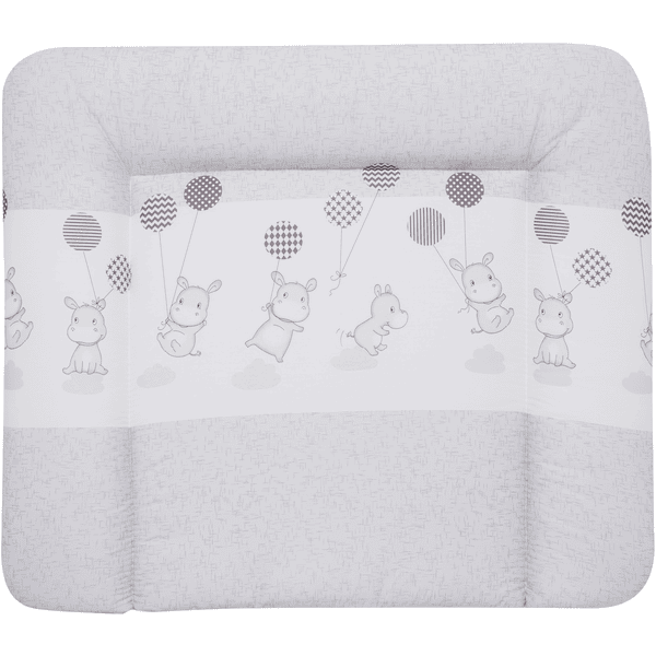 Alvi Cambiador Lámina De Plástico Suave Hipopótamo Plateado 75 X 85 Cm 4 Alvi Cambiador Lámina De Plástico Suave Hipopótamo Plateado 75 X 85 Cm - Imagen 2