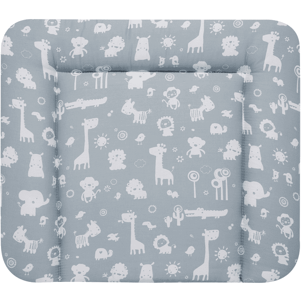 Alvi Cambiador Lámina Suave Animales Del Zoo Azul Empolvado 75 X 85 Cm 4 Alvi Cambiador Lámina Suave Animales Del Zoo Azul Empolvado 75 X 85 Cm - Imagen 2