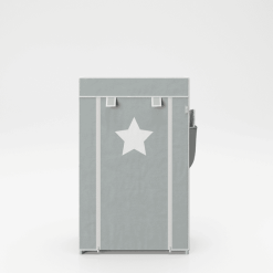 Roba Armario De Almacenamiento Textil M Little Stars 58.0 X 28.0 X 90.0 Cm