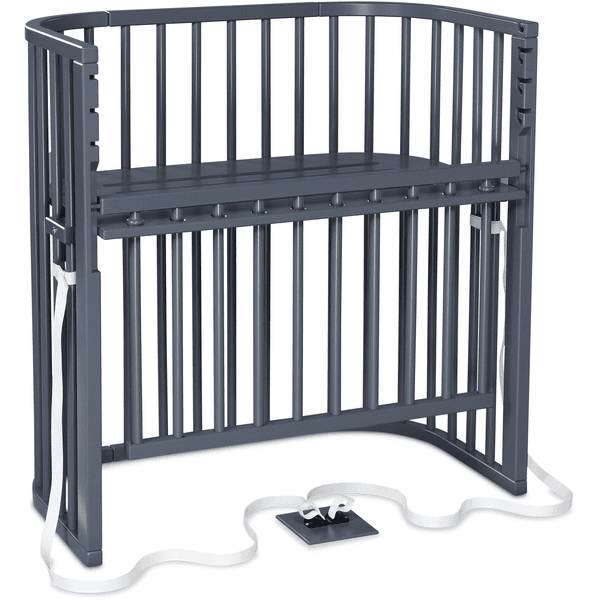 Babybay Cuna Colecho Boxspring Comfort Plus Lacada Gris Pizarra 3 Babybay Cuna Colecho Boxspring Comfort Plus Lacada Gris Pizarra