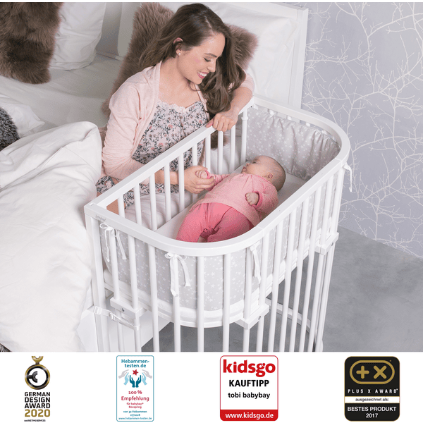 Babybay Cuna Colecho Boxspring Comfort Plus Lacado Blanco 4 Babybay Cuna Colecho Boxspring Comfort Plus Lacado Blanco - Imagen 2