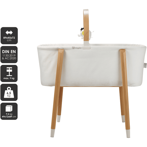 BabyGO Cama Supletoria Sleepgood Blanca 6 BabyGO Cama Supletoria Sleepgood Blanca - Imagen 4