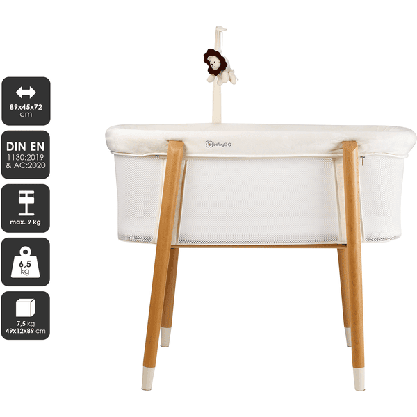 BabyGO Cama Supletoria Sleepgood Malla Blanca 6 BabyGO Cama Supletoria Sleepgood Malla Blanca - Imagen 4