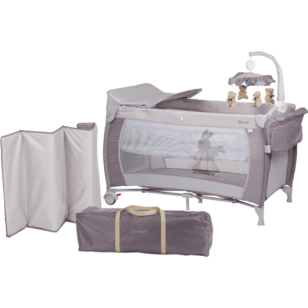 BabyGO Cuna De Viaje Sleeper Delux - Beige 4 BabyGO Cuna De Viaje Sleeper Delux - Beige - Imagen 2