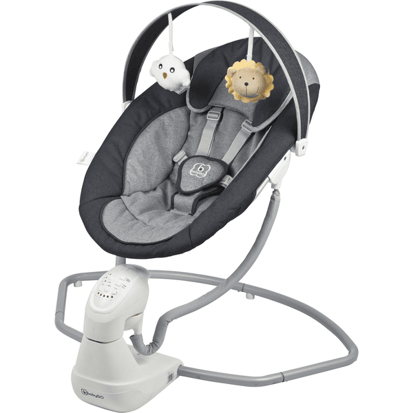 BabyGO Hamaca Cuddly Anthracite 4 BabyGO Hamaca Cuddly Anthracite - Imagen 2