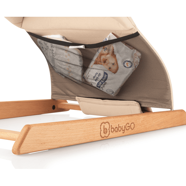 BabyGO Hamaca Infantil Skippy Beige 6 BabyGO Hamaca Infantil Skippy Beige - Imagen 4