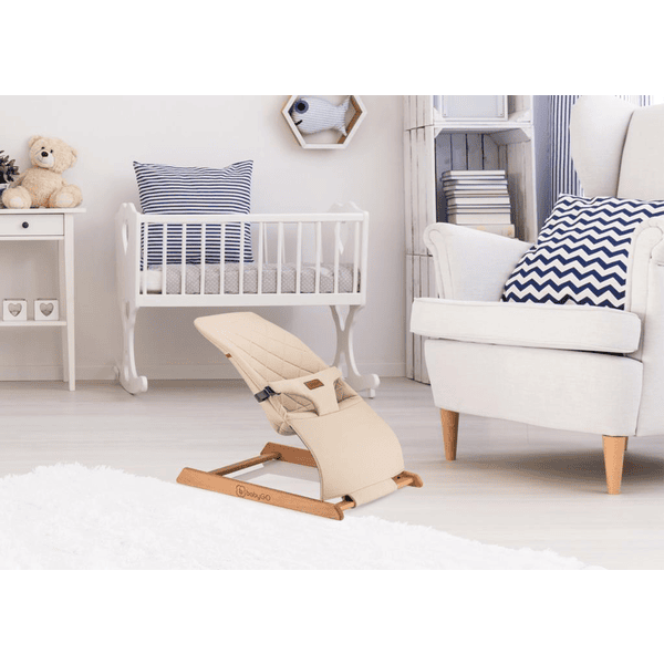 BabyGO Hamaca Infantil Skippy Beige 7 BabyGO Hamaca Infantil Skippy Beige - Imagen 5