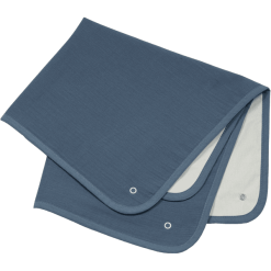 Bebes Collection Be Be 's Collection Funda Cambiador Muselina Azul Oscuro 53 X 57 Cm