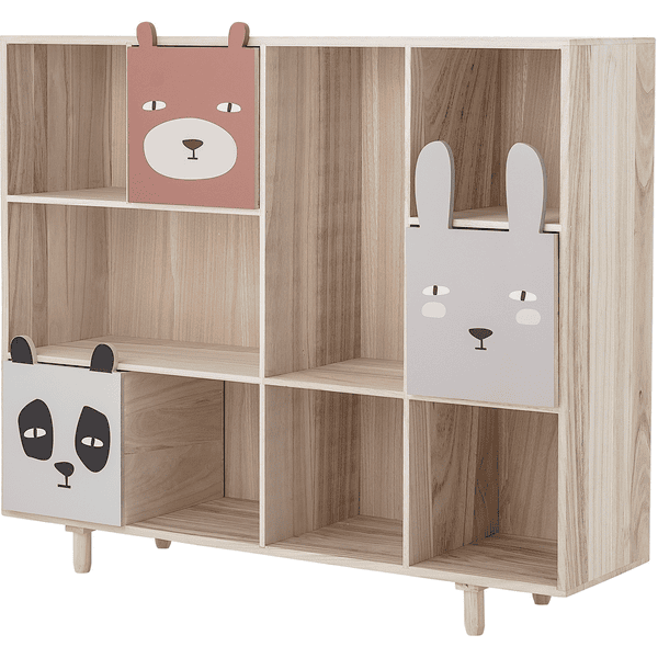 BloomingvilleMINI Blommingville MINI Librería Con Cajones Calle Paulownia Natural 4 BloomingvilleMINI Blommingville MINI Librería Con Cajones Calle Paulownia Natural - Imagen 2