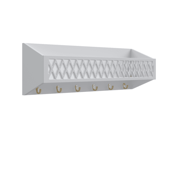 Cam Cam Copenhagen Estantería Harlequin Con Ganchos Gris 4 Cam Cam Copenhagen Estantería Harlequin Con Ganchos Gris - Imagen 2