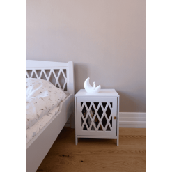 Cam Cam Copenhagen Mesita De Noche Harlequin Blanca -Muebles comercio cam cam copenhagen mesita de noche harlequin blanca a370752 4