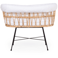 Childhome CHILD HOME Cuna Moisés De Ratán Patas Metálicas Con Colchón Y Nido -Muebles comercio child home cuna moises de ratan patas metalicas con colchon y nido a367074 3