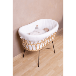 Childhome CHILD HOME Cuna Moisés De Ratán Patas Metálicas Con Colchón Y Nido -Muebles comercio child home cuna moises de ratan patas metalicas con colchon y nido a367074 4