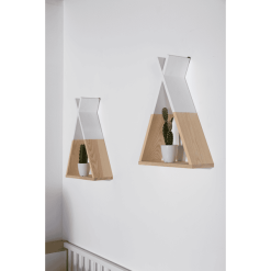 Childhome CHILD HOME Estantería De Pared Tipi Nature-blanco 9 Childhome CHILD HOME Estantería De Pared Tipi Nature-blanco -Muebles comercio child home estanteria de pared tipi nature blanco a287306 2
