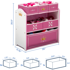 Delta Children Organizador De Juguetes Princess Crown 9 Delta Children Organizador De Juguetes Princess Crown -Muebles comercio delta children organizador de juguetes princess crown a332540 2