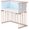 Dreamgood Cuna Colecho Haya Natural | Colchón Prime Air | Nido, Azul Celeste Con Puntos Blancos -Muebles comercio dreamgood cuna colecho haya natural colchon prime air nido azul celeste con puntos blancos a348756
