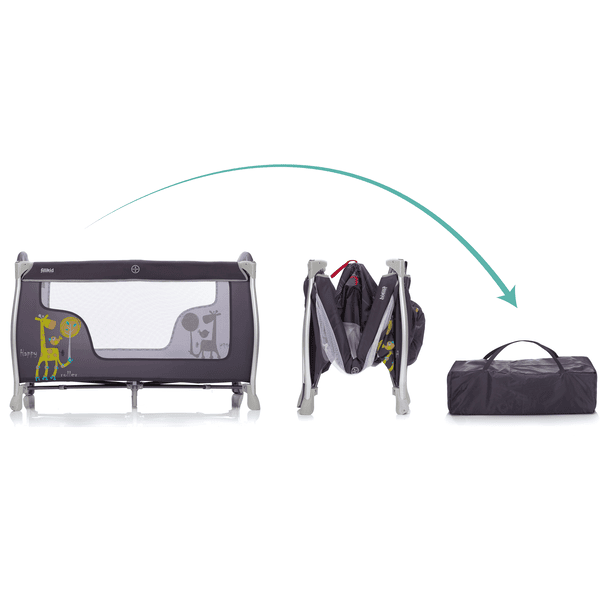 Fillikid Cuna De Viaje ALU Mailand Gris 5 Fillikid Cuna De Viaje ALU Mailand Gris - Imagen 3