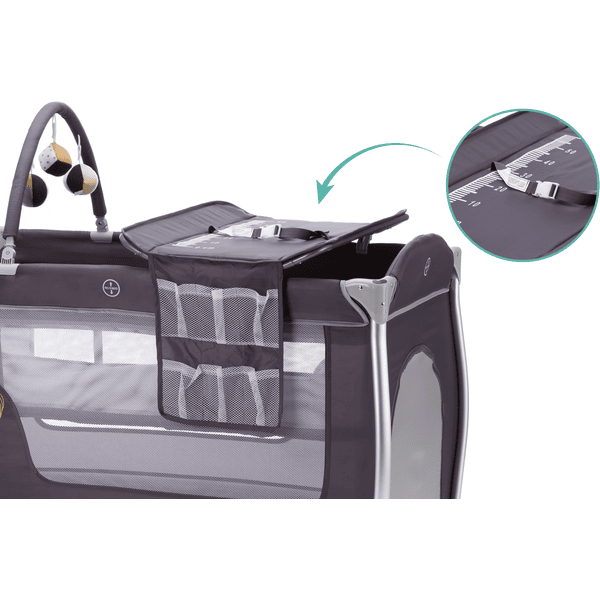 Fillikid Cuna De Viaje ALU Mailand Gris 6 Fillikid Cuna De Viaje ALU Mailand Gris - Imagen 4