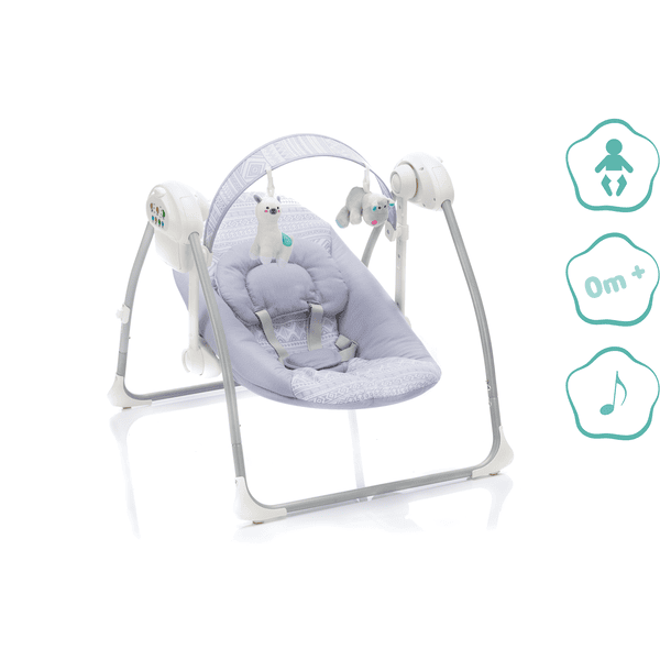 Fillikid Hamaca Flippi Gris Geométrico 4 Fillikid Hamaca Flippi Gris Geométrico - Imagen 2