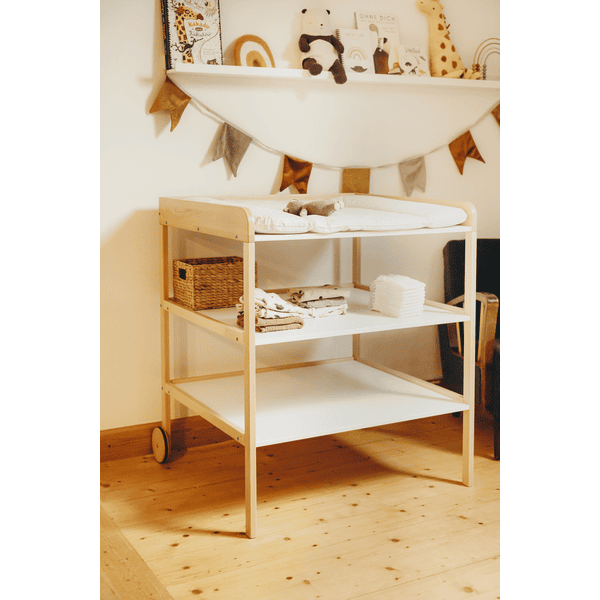 Geuther Estante Cambiador Clara XL Blanco Madera 4 Geuther Estante Cambiador Clara XL Blanco Madera - Imagen 2