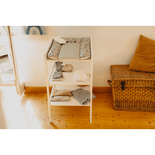 Geuther Estantería Cambiador Clarissa XL Blanco Madera 4 Geuther Estantería Cambiador Clarissa XL Blanco Madera - Imagen 2