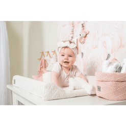 Jollein Funda Cojín Cambiador River Punto Cream White 50x70cm -Muebles comercio jollein funda cojin cambiador river punto cream white 50x70cm a283008 2