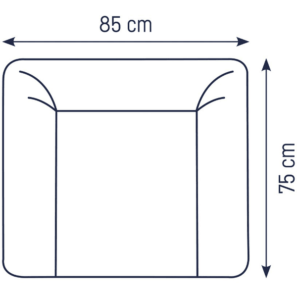JULIUS ZÖLLNER Funda Para Cambiador De Muselina Nougat 85 X 75 Cm 4 JULIUS ZÖLLNER Funda Para Cambiador De Muselina Nougat 85 X 75 Cm - Imagen 2