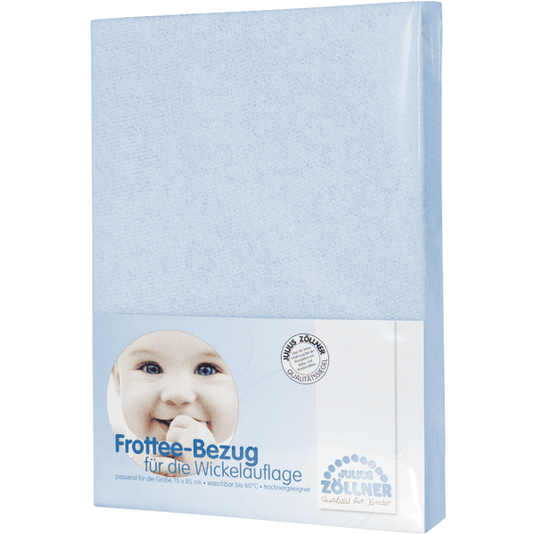 JULIUS ZÖLLNER Sábana Ajustable Para Cambiador Rizo Azul Clarito 3 JULIUS ZÖLLNER Sábana Ajustable Para Cambiador Rizo Azul Clarito