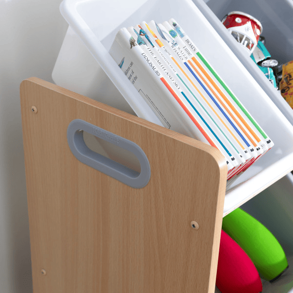 KidKraft® Sistema De Almacenamiento Gris 12 Cajas 6 KidKraft® Sistema De Almacenamiento Gris 12 Cajas - Imagen 4