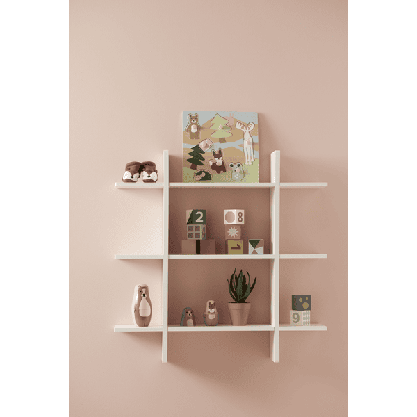 Kids Concept ® Estante De Pared De 3 Niveles 70 X 70 Cm, Blanco 7 Kids Concept ® Estante De Pared De 3 Niveles 70 X 70 Cm, Blanco - Imagen 5