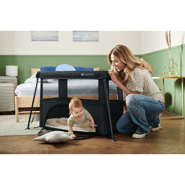 Kinderkraft Cuna De Viaje CAMI Gris 4 Kinderkraft Cuna De Viaje CAMI Gris - Imagen 2