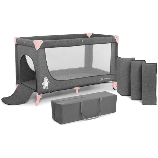 Kinderkraft Cuna De Viaje Joy Pink 3 Kinderkraft Cuna De Viaje Joy Pink