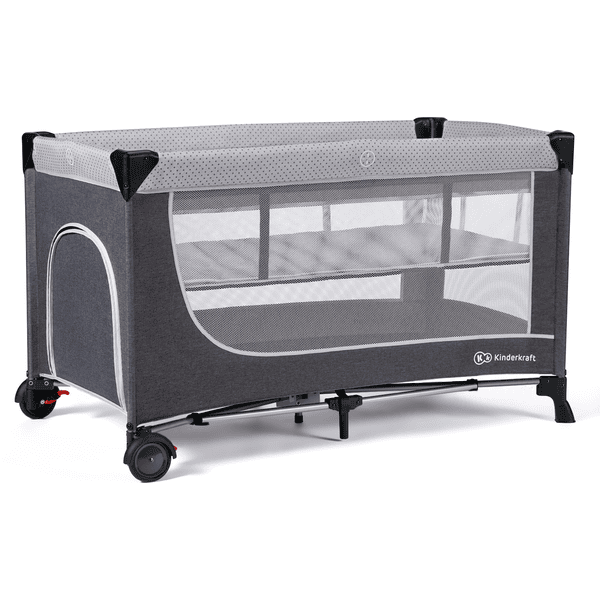 Kinderkraft Cuna De Viaje LEODY Gris 3 Kinderkraft Cuna De Viaje LEODY Gris