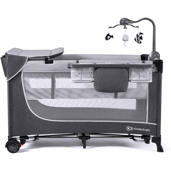 Kinderkraft Cuna De Viaje LEODY Gris Con Accesorios 7 Kinderkraft Cuna De Viaje LEODY Gris Con Accesorios - Imagen 5