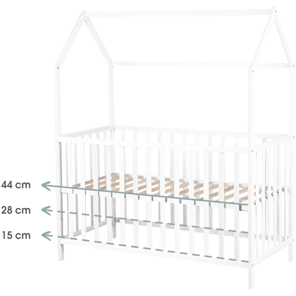 Kindsgard Cama Casa Lillehus 70 X 140 Cm Blanco 5 Kindsgard Cama Casa Lillehus 70 X 140 Cm Blanco - Imagen 3