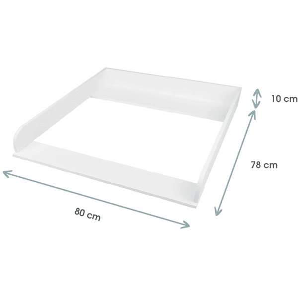 Kindsgard Cambiador Vikla Blanco Para IKEA Malm, Nordi Y Hemnes 4 Kindsgard Cambiador Vikla Blanco Para IKEA Malm, Nordi Y Hemnes - Imagen 2