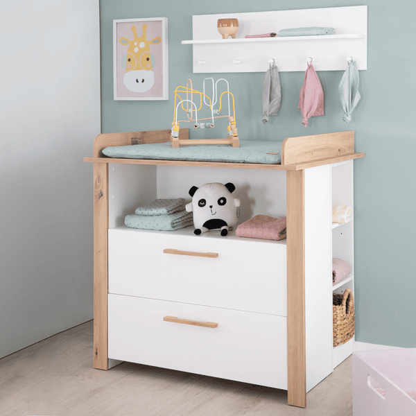 Kindsgard Cómoda Cambiador Hemme Blanco/roble 7 Kindsgard Cómoda Cambiador Hemme Blanco/roble - Imagen 5