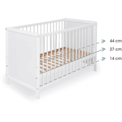 Kindsgard Cuna Godnat 60 X 120 Cm Blanco 10 Kindsgard Cuna Godnat 60 X 120 Cm Blanco -Muebles comercio kindsgard cuna godnat 60 x 120 cm blanco a341845 3