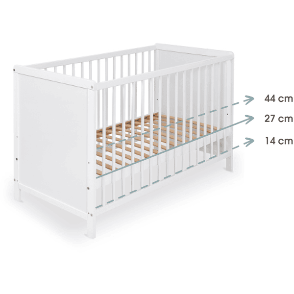 Kindsgard Cuna Godnat 60 X 120 Cm Blanco 6 Kindsgard Cuna Godnat 60 X 120 Cm Blanco - Imagen 4