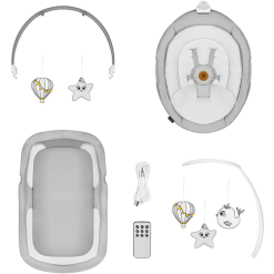 Lionelo Columpio Para Bebé Bella Set Gris Hormigón -Muebles comercio lionelo columpio para bebe bella set gris hormigon a371236 2