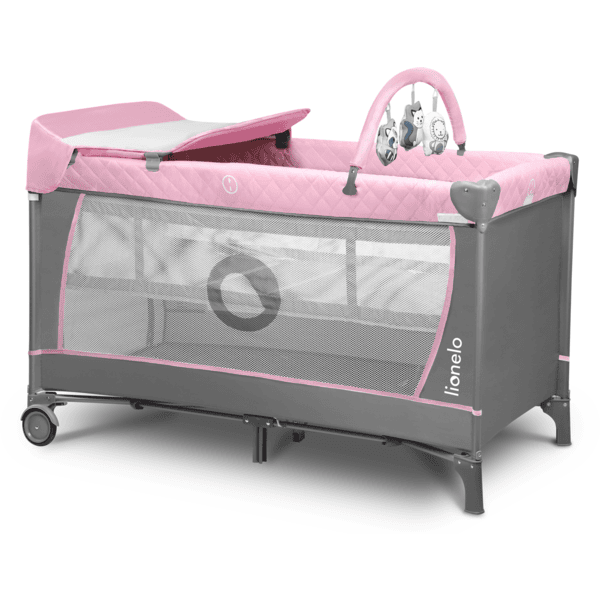 Lionelo Cuna De Viaje Flower Flamingo 4 Lionelo Cuna De Viaje Flower Flamingo - Imagen 2