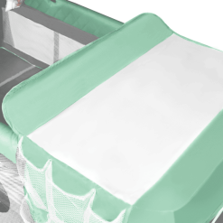 Lionelo Cuna De Viaje Flower Turquesa -Muebles comercio lionelo cuna de viaje flower turquesa a308757 4