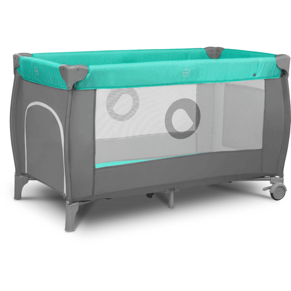 Lionelo Cuna De Viaje Sven Plus Turquoise Grey 5 Lionelo Cuna De Viaje Sven Plus Turquoise Grey - Imagen 3