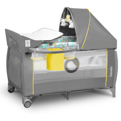 Lionelo Cuna De Viaje Sven Plus Yellow Scandi
