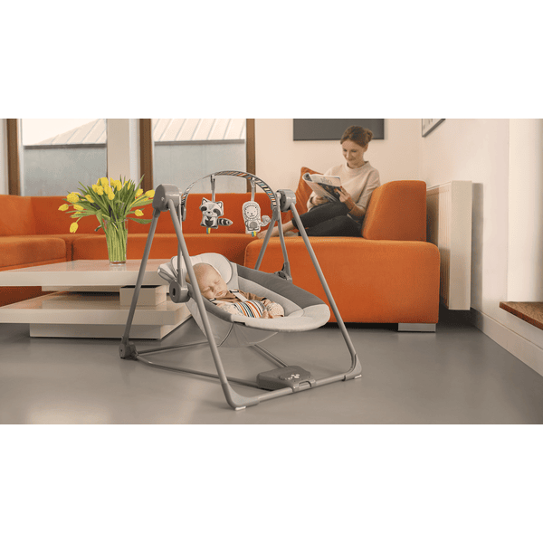 Lionelo Hamaca Para Bebé Otto Grey Concrete 4 Lionelo Hamaca Para Bebé Otto Grey Concrete - Imagen 2