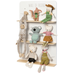 MUSTERKIND ® Estantería Para Peluches Picea Blanco/madera -Muebles comercio musterkind estanteria para peluches picea blanco madera a326645 2