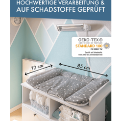 PICBEAR Pic Bear Cambiador 72x85cm Estrellas Celadon -Muebles comercio pic bear cambiador 72x85cm estrellas celadon a409656 4