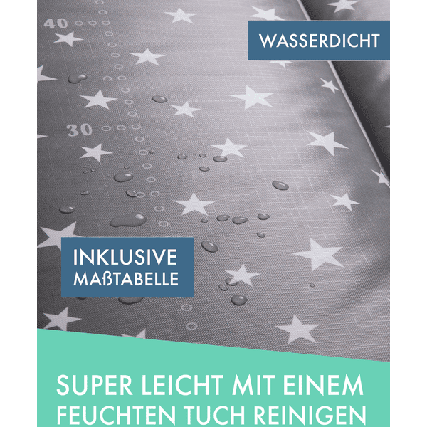 PICBEAR Pic Bear Cambiador 72x85cm Estrellas Gris Blanco 4 PICBEAR Pic Bear Cambiador 72x85cm Estrellas Gris Blanco - Imagen 2